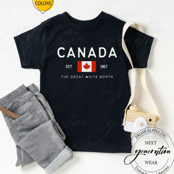 Canada EST. 1867 The Great White North Shirt