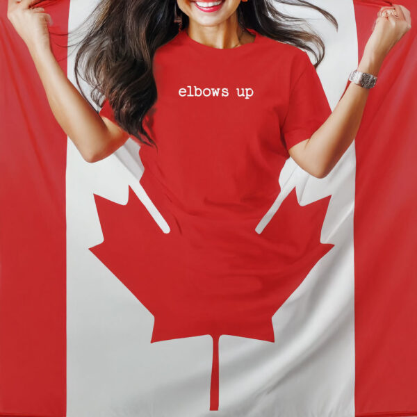 Canadian Hockey Culture Elbows Up Canada T-Shirt