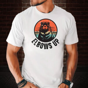 Elbow Up Proud Canadian Beaver True North T-Shirt