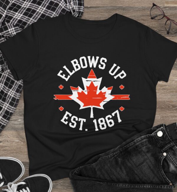 Elbows Up Canada Est 1867 Women's T-Shirt