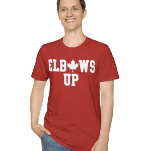 Elbows Up Canada T-Shirt, Stop Trump Tariffs
