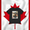 Elbows Up Canada Wildlife & Hockey Fans T-Shirt