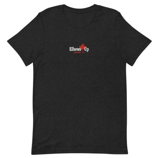 Elbows up Canada Never 51 Embroidered T-Shirt