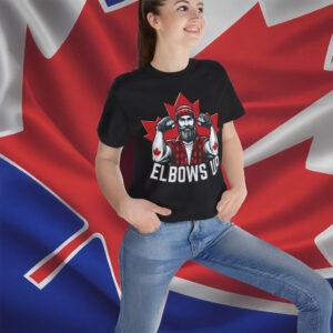 Strong Canada Elbows Up Male T-Shirt