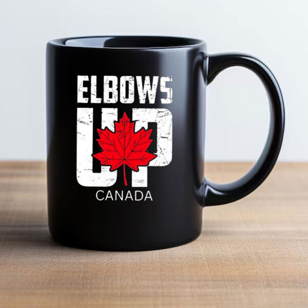 Canadian Mug, Canada Day Gift, Elbows Up Canada Mug