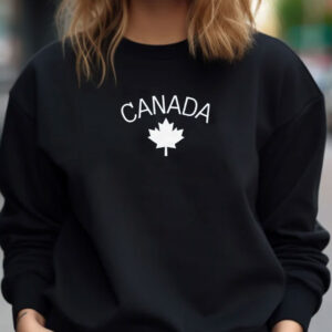 Proudly Canadian, Canada Flag Graphic Shirt