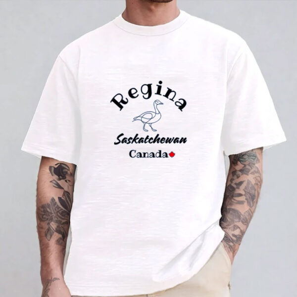 Regina Saskatchewan Canada, Goose Maple LeafElbows Up Shirt