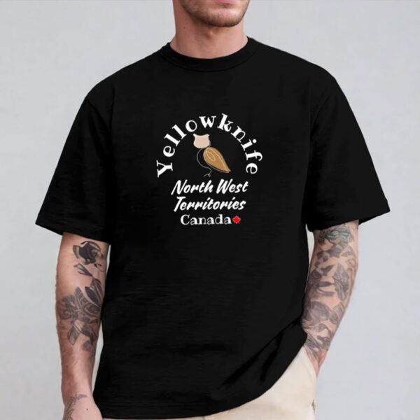 Yellowknife North West Territories Canada, Owl, Elbows Up Shirt