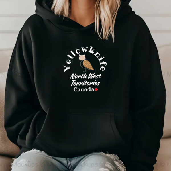 Yellowknife North West Territories Canada, Owl, Elbows Up Shirt