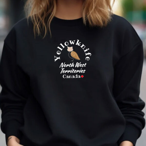 Yellowknife North West Territories Canada, Owl, Elbows Up Shirt