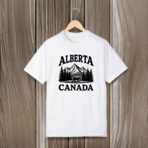 Alberta Canada Bear & Mountain Shirt