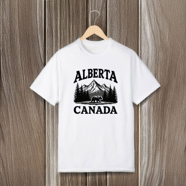 Alberta Canada Bear & Mountain Shirt