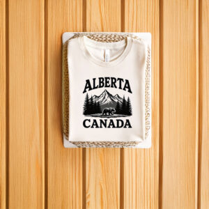 Alberta Canada Bear & Mountain Shirt