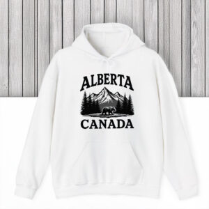 Alberta Canada Bear & Mountain T-Shirt