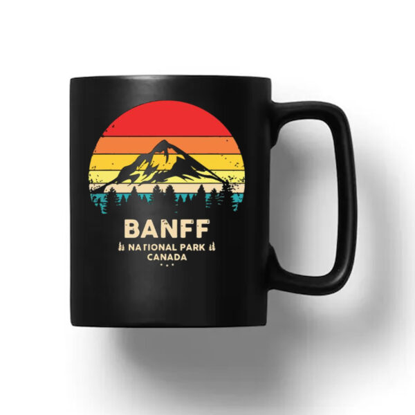 Banff Canadian National Park Retro Souvenir Mug