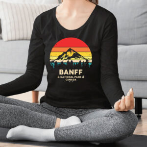Banff Canadian National Park Retro Souvenir T-Shirt