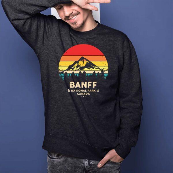 Banff Canadian National Park Retro Souvenir T-Shirt