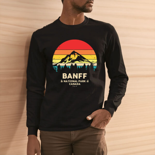 Banff Canadian National Park Retro Souvenir T-Shirt