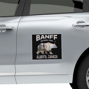 Banff National Park with bear Sticker