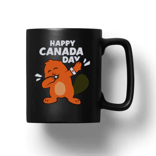 Beaver Dabbing Canada Day Celebration Mug