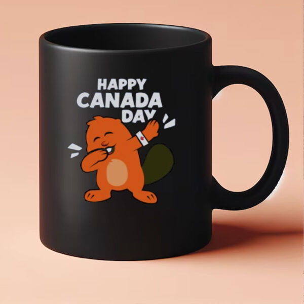 Beaver Dabbing Canada Day Celebration Mug