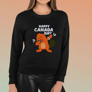 Beaver Dabbing Canada Day Celebration Shirt