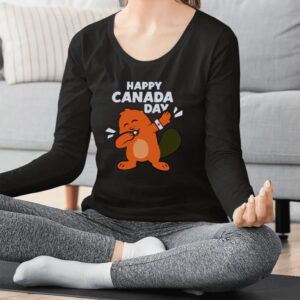 Beaver Dabbing Canada Day Celebration Shirt