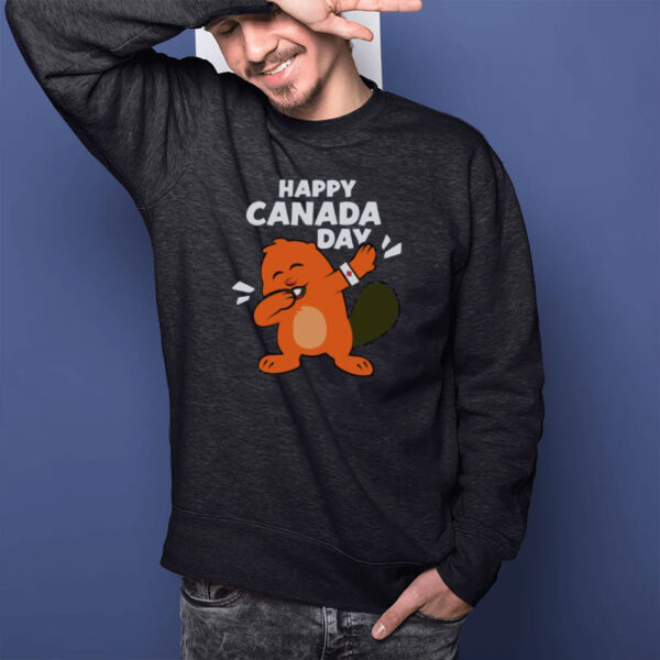 Beaver Dabbing Canada Day Celebration Shirt