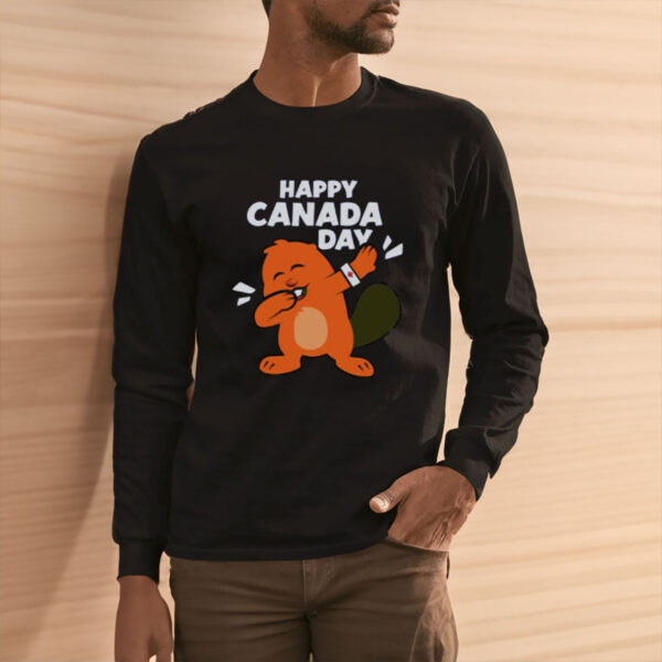Beaver Dabbing Canada Day Celebration Shirt