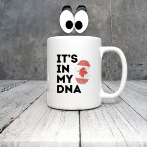 Canada Fingerprint Flag Mug