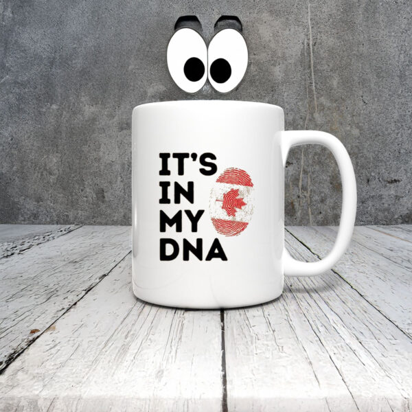 Canada Fingerprint Flag Mug