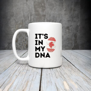 Canada Fingerprint Flag Mug