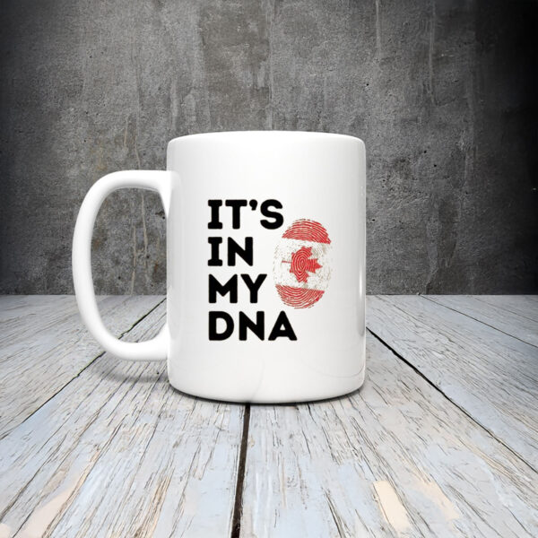Canada Fingerprint Flag Mug