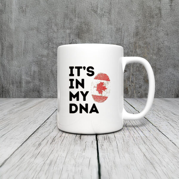 Canada Fingerprint Flag Mug