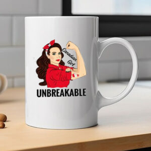Canada Flag Canadian Girl Unbreakable Mug