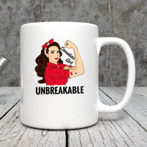 Canada Flag Canadian Girl Unbreakable Mug