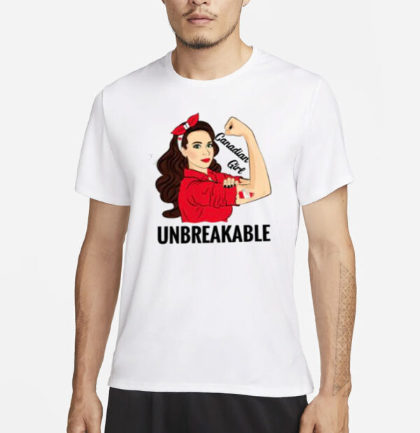 Canada Flag Canadian Girl Unbreakable Shirt