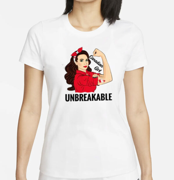 Canada Flag Canadian Girl Unbreakable Shirt