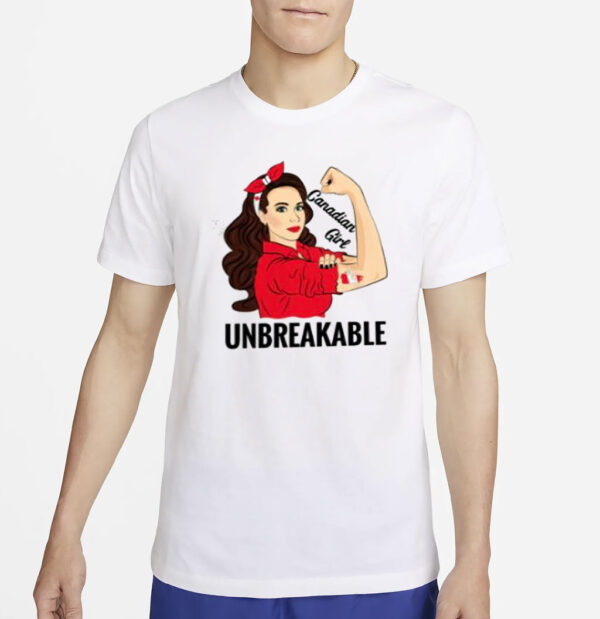Canada Flag Canadian Girl Unbreakable Shirt