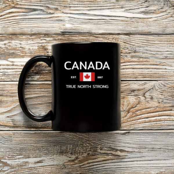Canada Flag EST 1867 True North Strong Mug