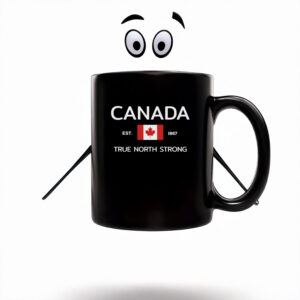 Canada Flag EST 1867 True North Strong Mug