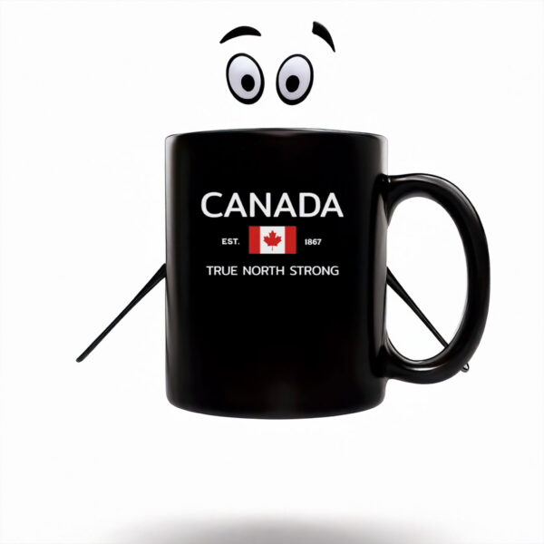 Canada Flag EST 1867 True North Strong Mug