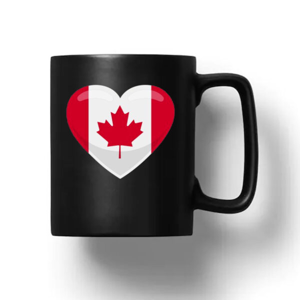 Canada Heart Flag Mugs
