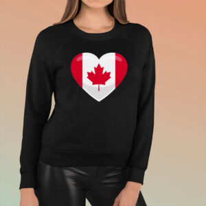 Canada Heart Flag T-Shirt