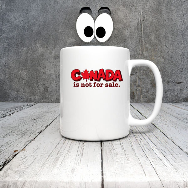 Canada Is Not For Sale – Red Maple Leaf Oversized Mug