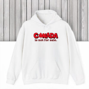 Canada Is Not For Sale – Red Maple Leaf Oversized T-shirt