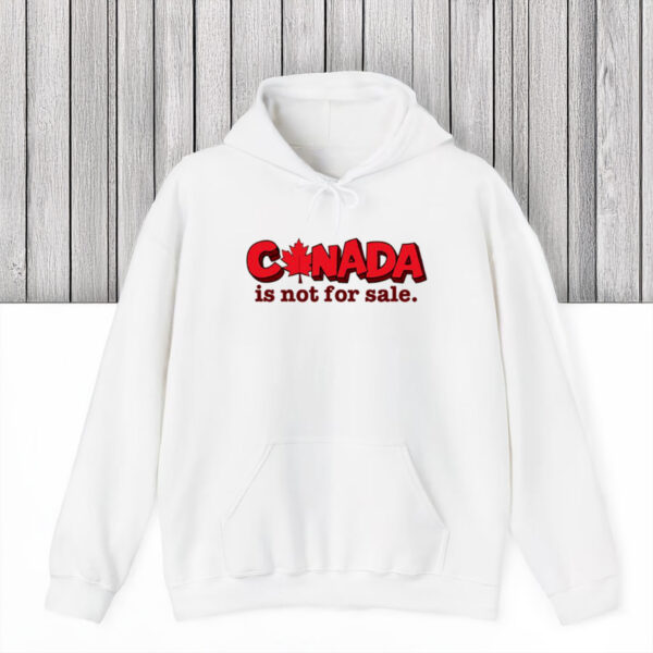 Canada Is Not For Sale – Red Maple Leaf Oversized T-shirt