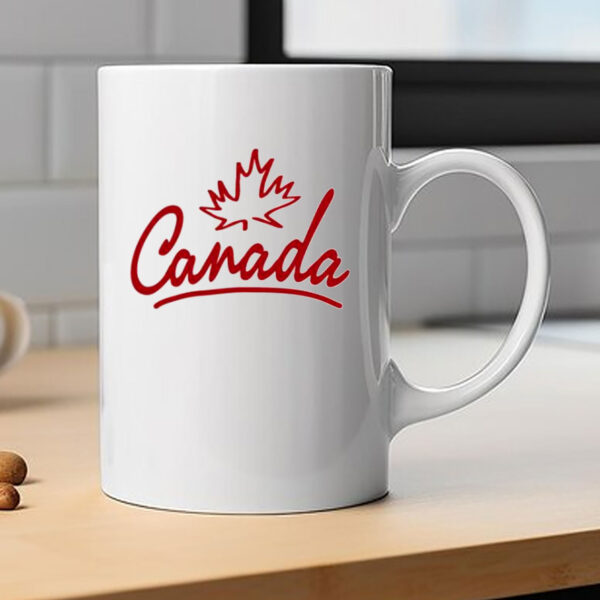Canada Leaf Script W Mug