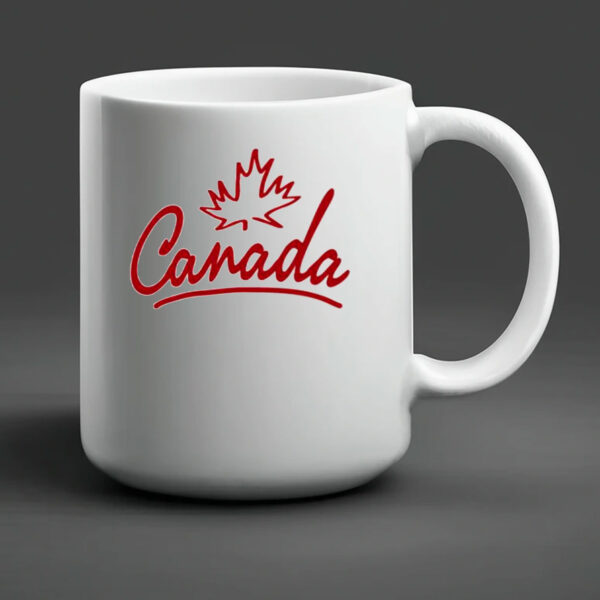 Canada Leaf Script W Mug