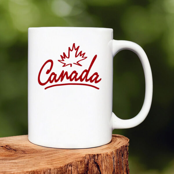 Canada Leaf Script W Mug